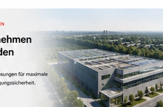 Gewerbegebäude mit Photovoltaik